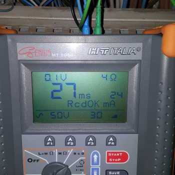 Manutenzione periodica con prova differenziali come da dl.81/08